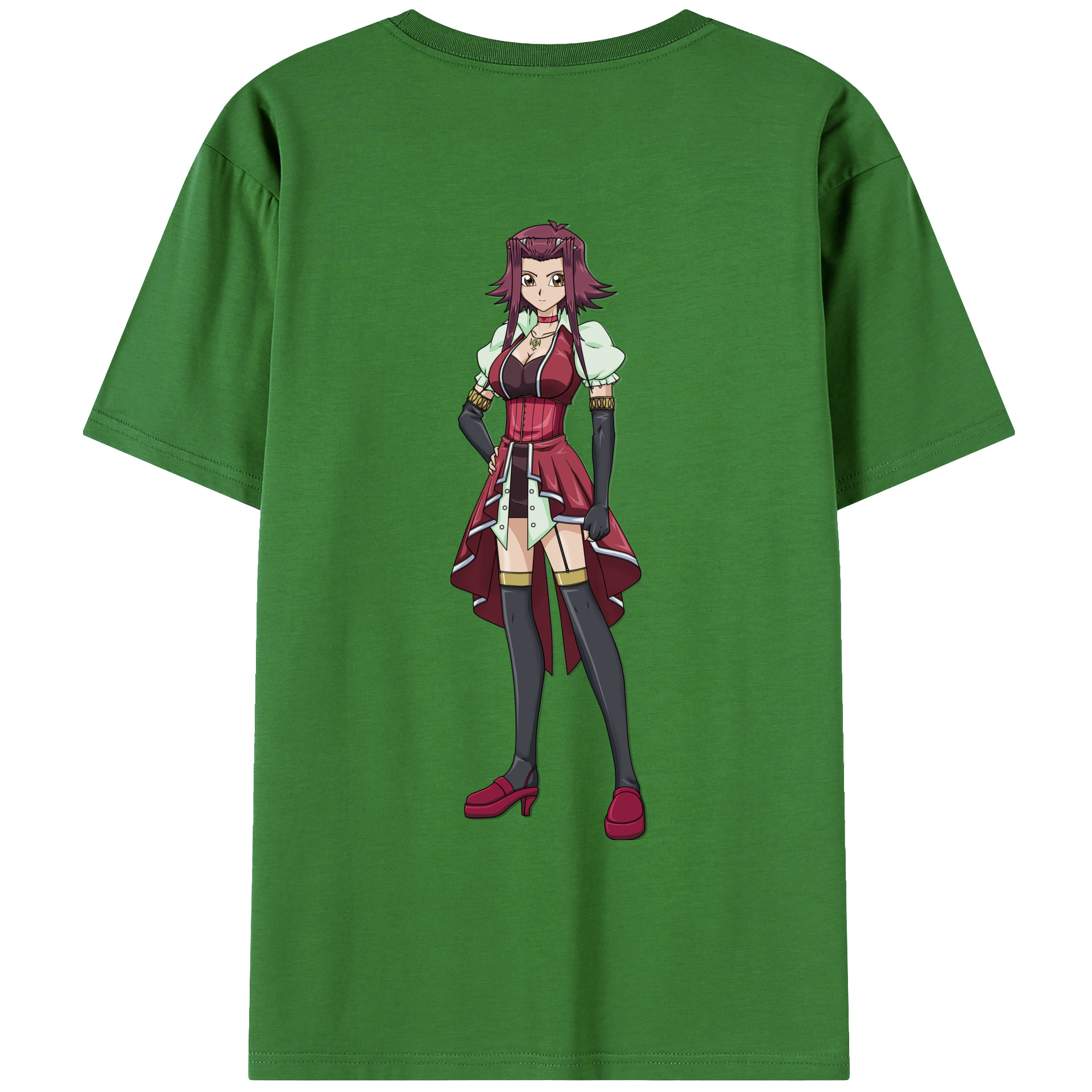 （画像用） 遊☆戯☆王 Yu-Gi-Oh! レディース半袖Tシャツ(バックプリント)